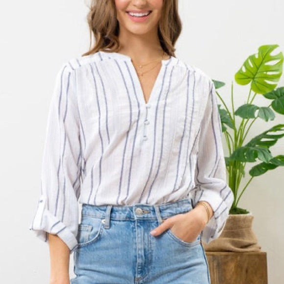 Blu Pepper Tops - NWT lightweight long sleeve shirt